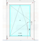 Okno Nowe Wintech 905x1250 białe.